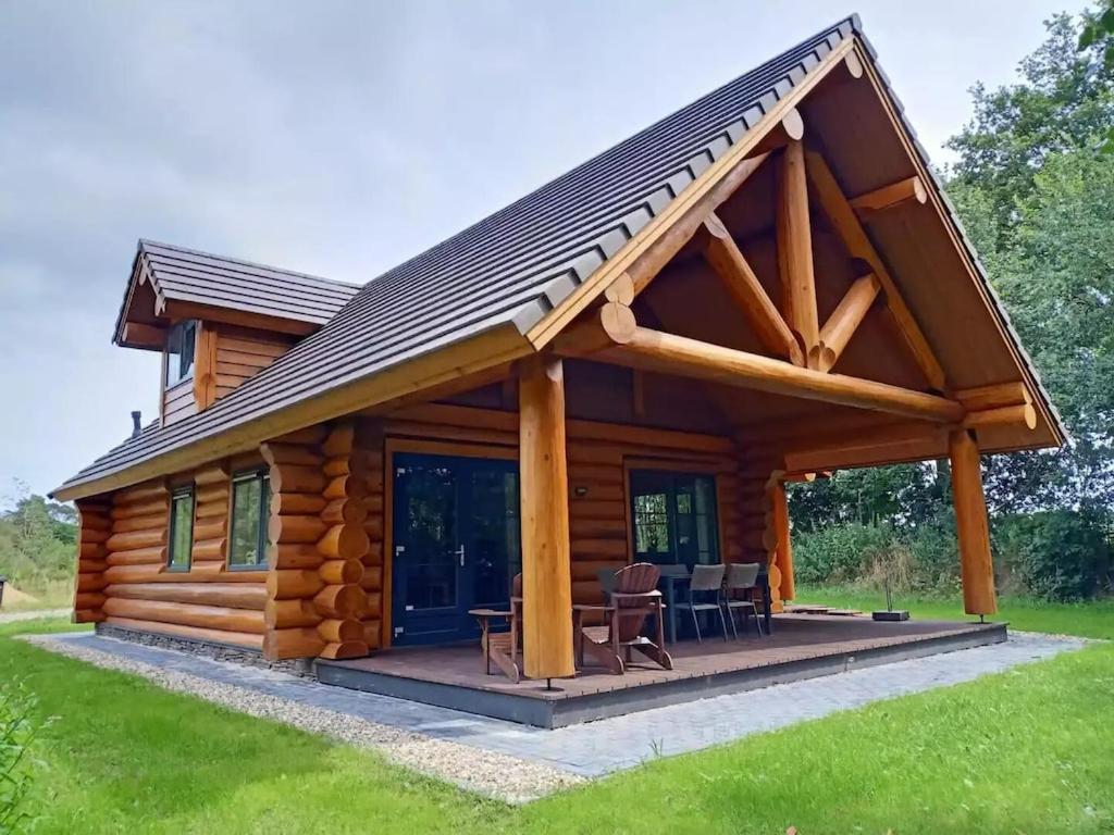 Unieke Houten Villa Met Sauna In Twente - 5P Den Ham Luaran gambar