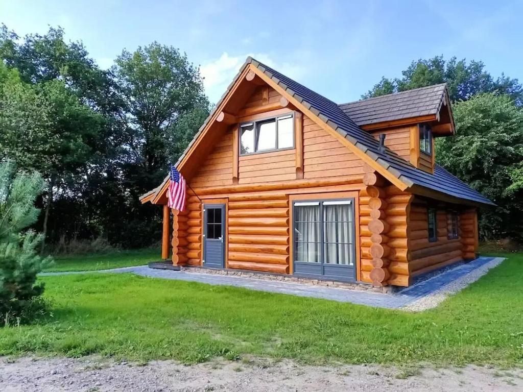 Unieke Houten Villa Met Sauna In Twente - 5P Den Ham Luaran gambar