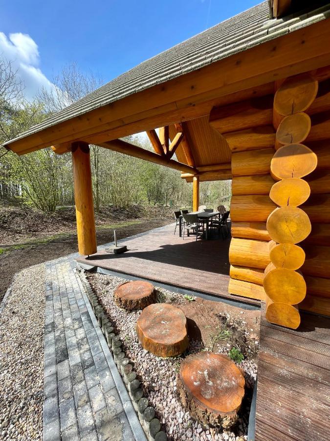 Unieke Houten Villa Met Sauna In Twente - 5P Den Ham Luaran gambar