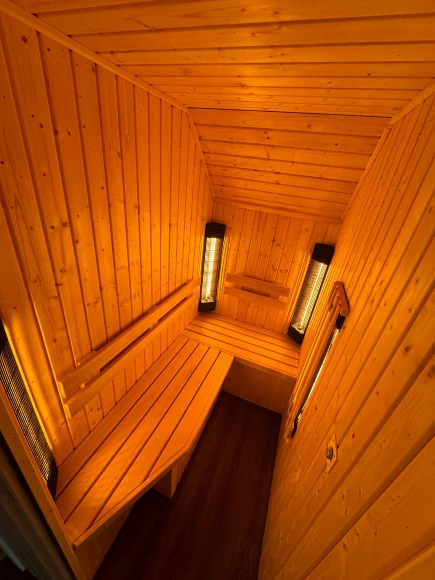 Unieke Houten Villa Met Sauna In Twente - 5P Den Ham Luaran gambar